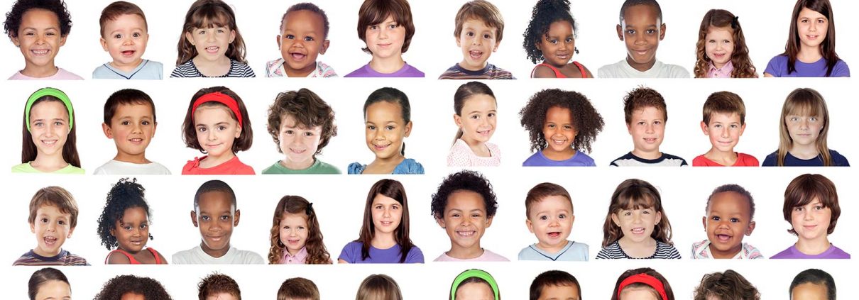 Photos of childrens faces