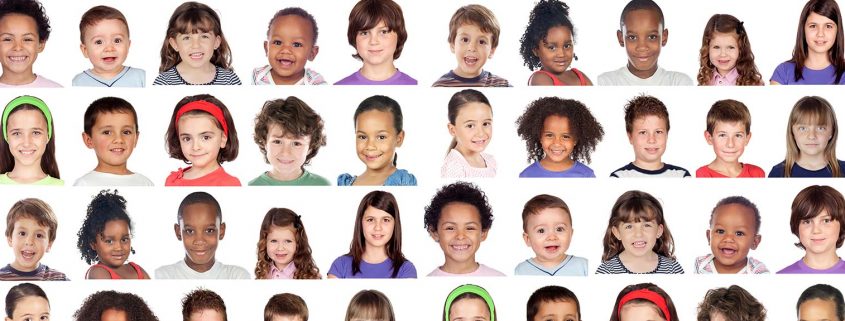 Photos of childrens faces
