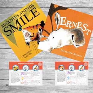 Example of a pack. 2 books and Tips Sheets included.
